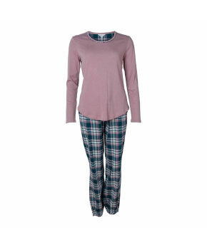 Lady Avenue - Homewear - Cotton & satin Cotton Flannel Pyjamas