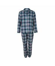 Lady Avenue - Homewear - Cotton & satin Cotton Flannel Pyjamas