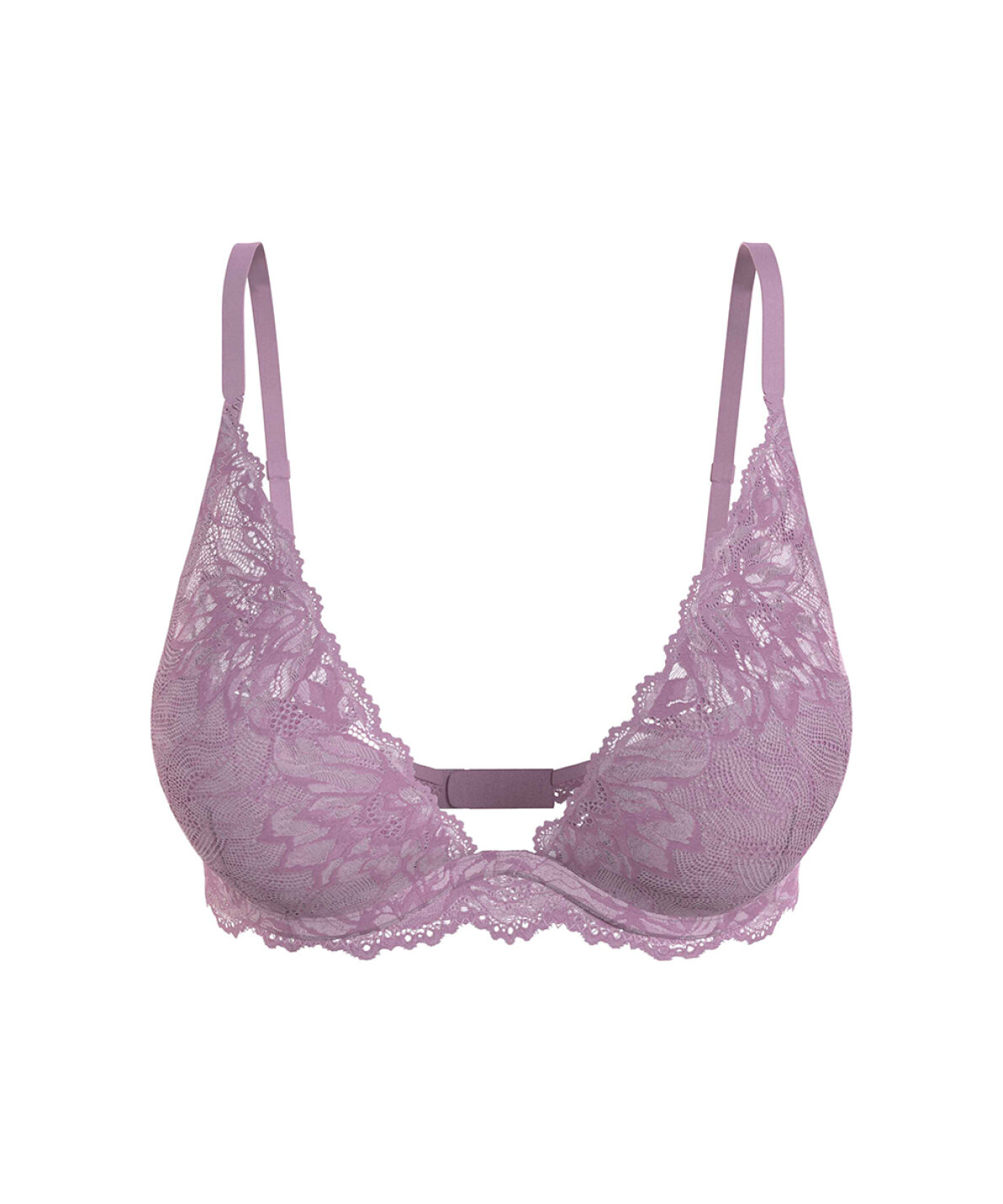 Calvin Klein Underwear COMFORT LOTUS LINED PLUNGE - Underwired bra - wild  aster/berry 