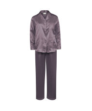 Lady Avenue - Satin Long Sleeve Pyjamas