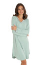 Lady Avenue - Bamboo Homewear Long Sleeve Nightdress With L