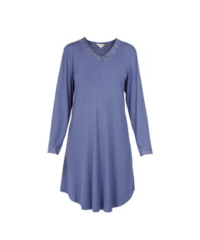 Lady Avenue - Bamboo Homewear Long Sleeve Nightdress With L