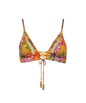 Maryan Mehlhorn - Watercult Sunset Florals Bikini Top